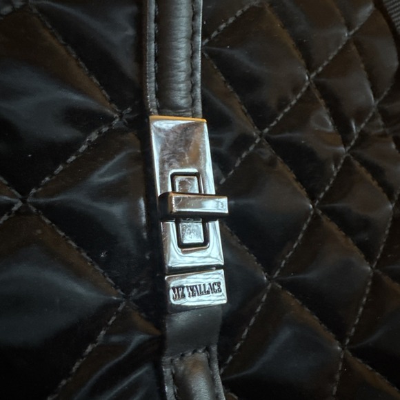 MZ Wallace Crosby Crossbody Black Quilted Nylon Bag - Multi-Strap Designer Purse - Picture 4 of 13